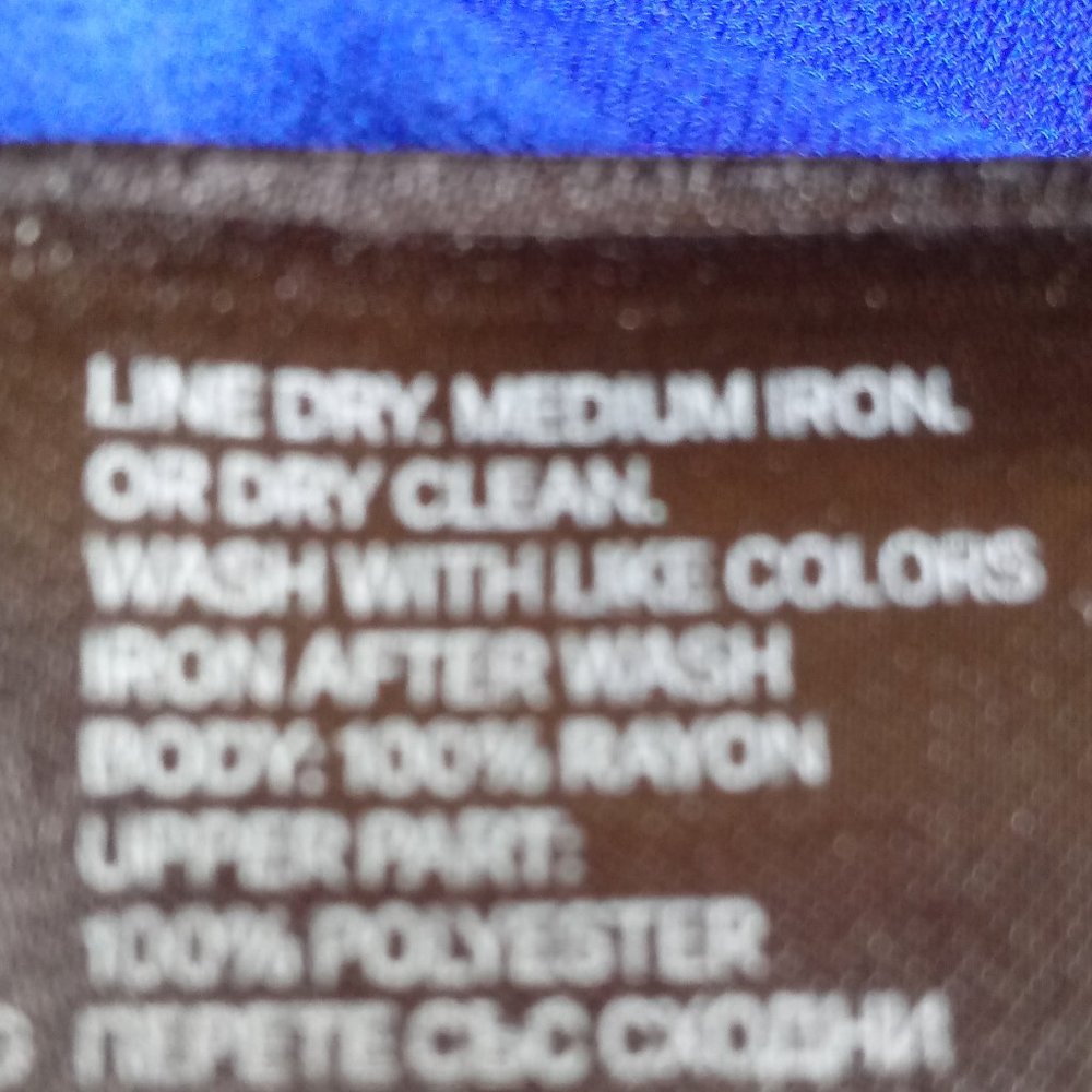 H&M Blue Blouse with Chiffon Trim - Picture 8 of 9